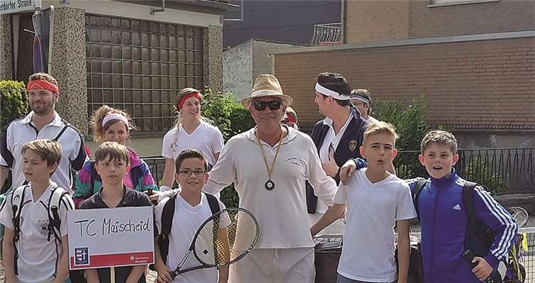 Beim TC Maischeid steht der Spaß an der sportlichen Betätigung im Vordergrund.privat