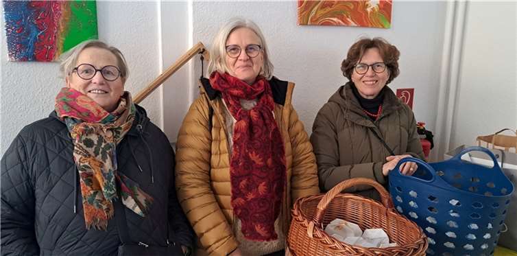 Beim Tag der guten Tat (von links): Doris Heidtmann-Kappler (Präsidentin des Inner Wheel Bonn-Kreuzberg), Gardi Drescher-Drügh, und Petra Knipper. Foto: privat