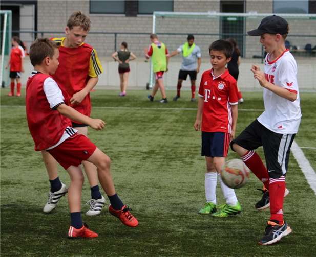 Beim Training stand der Spiel- und Spaßfaktor klar im Vordergrund.