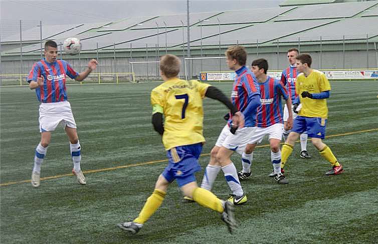 Beim TuS Kirchberg behielten die B-Junioren der JSG Kripp/Unkelbach stets die Oberhand.privat