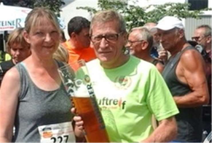 Lauftreff des TV Urbar erfolgreich bei Münz-Läufen Beim Wasserlauf konnte Herbi Goeth sich über einen 2, Platz freuen.