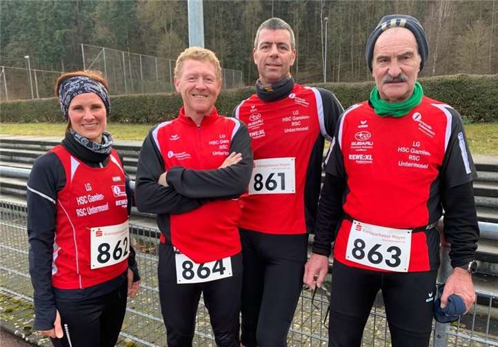 Beim Winterzauberlauf in Mayen.