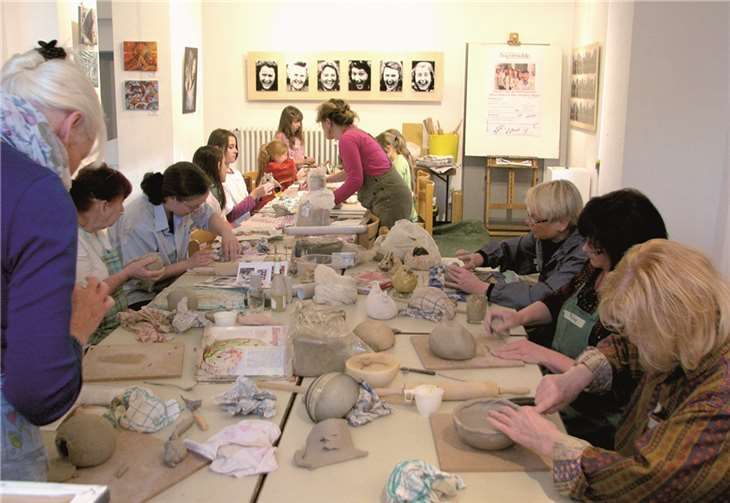 Beim Workshop mit Kindern und Erwachsenen im Alten Arresthaus entstanden erstaunliche Kreationen. privat