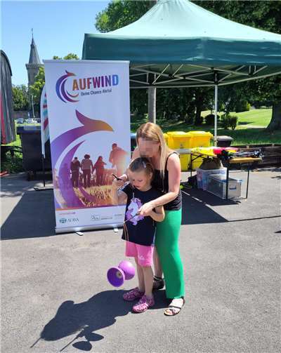 Beim Zirkusworkshop von Aufwind Ahr standen Spaß, motorische Lernprozesse, und die Steigerung des Selbstbewusstseins im Mittelpunkt.  Foto: Michael Müller/ Aufwind Ahr