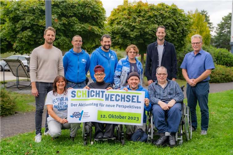 Beim bundesweiten Aktionstag „Schichtwechsel“ am 12. Oktober tauschen Menschen mit und ohne Behinderung für einen Tag ihre Jobs. Quelle: RMW