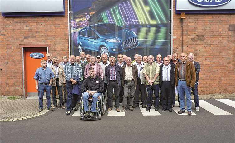 Beim diesjährigen Ausflug ging es zur Besichtigung in die Ford-Werke. E. Heinrichs