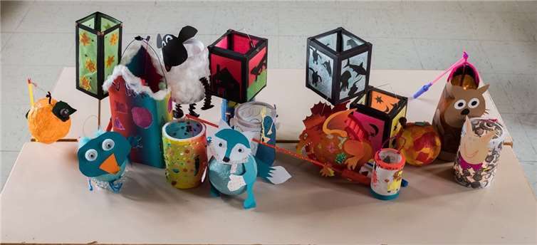 Beim diesjährigen Laternenwettbewerb wurde sich besonders viel mühe gegeben. Privat