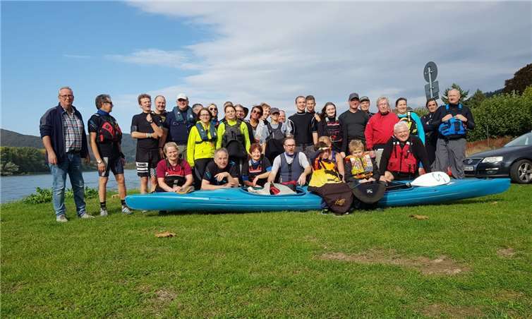 Beim gemeinsamen Abpaddeln mit dem Bad Honnefer Kanu Club ging es von Leutesdorf nach Unkel. Fotos: A. Keuter
