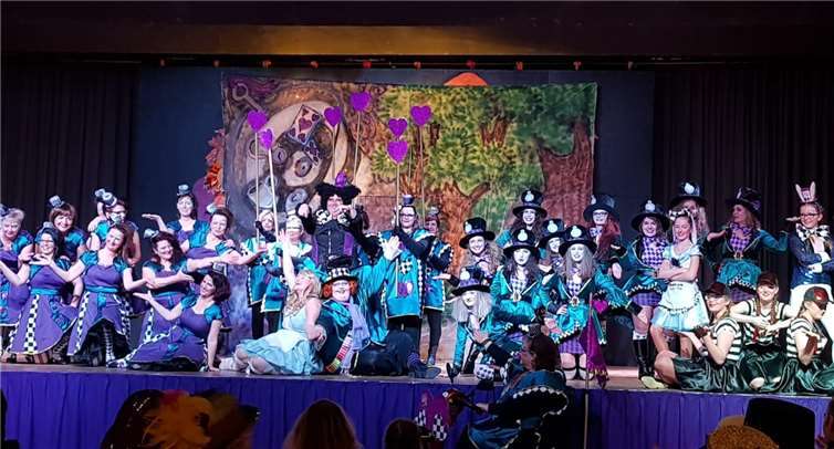 Beim großen Finale präsentierte Alice im Wunderland ihre Welt. Foto: privat