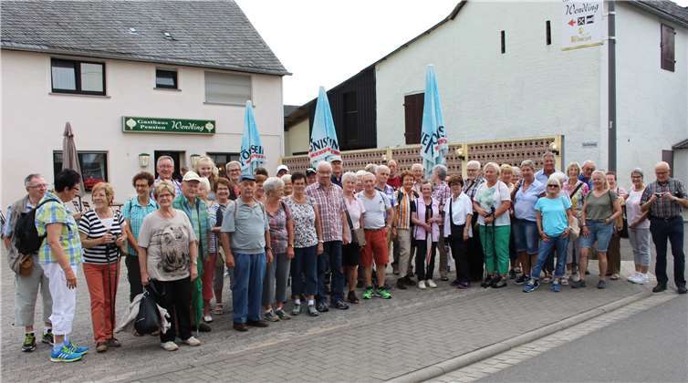 Beim schönsten Wanderwetter erlebten die Wanderfreunde Urmitz einen schönen Tag.privat
