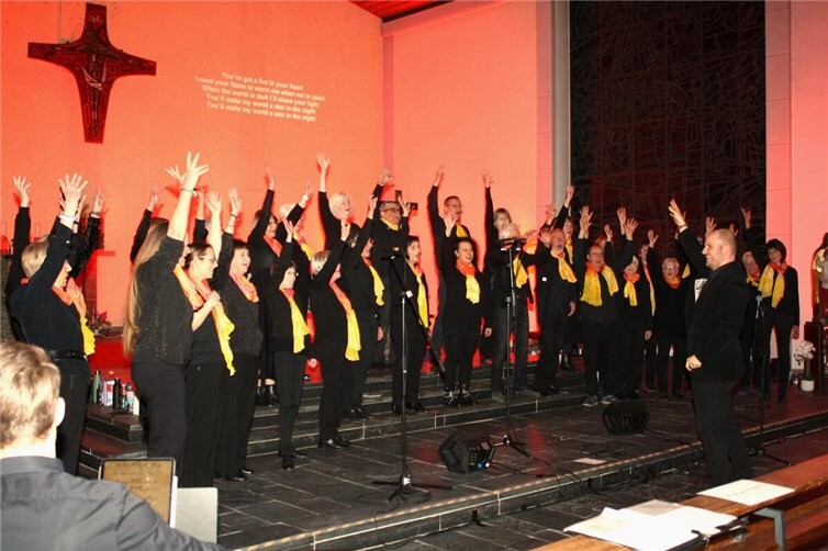 Beim schwungvollen Jubiläumskonzert bewiesen Gospel-Traces einmal mehr ihr besondere gesangliche Klasse.