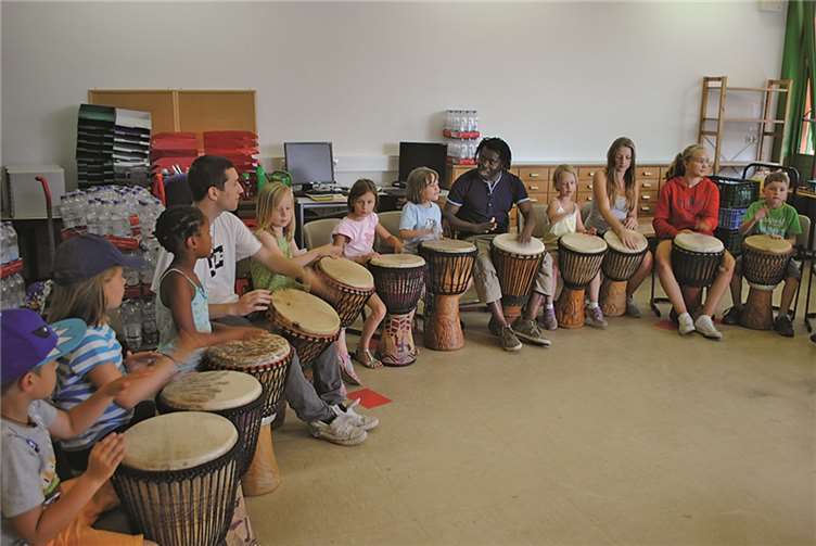 Beim sogenannten „Kreativtag“ konnten die Kinder ihre künstlerischen Fähigkeiten ausleben.