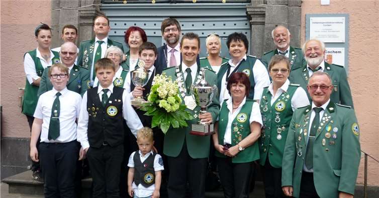 Beim traditionellen Empfang im Rathaus wurden alle neuen Könige und Ordensträger gewürdigt.privat