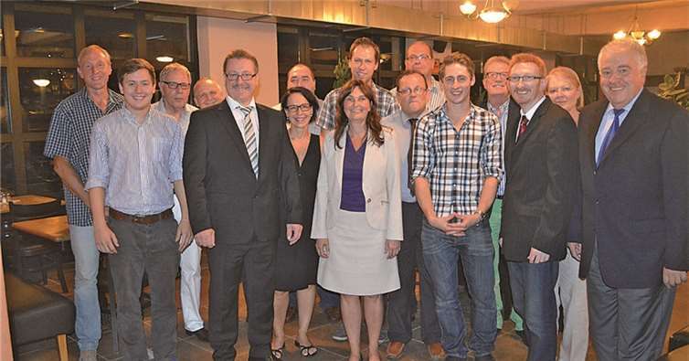 Beinahe unverändert präsentiert sich der Vorstand des CDU-Stadtverbands Remagen. AB