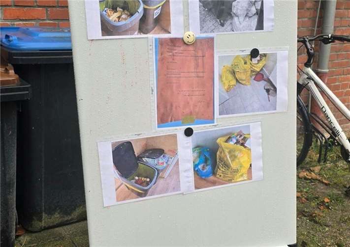 Beispielfotos zum Thema Mülltrennung kamen zum Einsatz. Foto: privat
