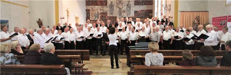 Beliebte Klassiker der Männerchorliteratur begeisterten das Publikum.Foto: privat