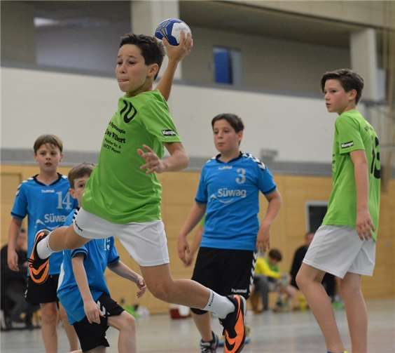 Ben Schubach bei einem seiner fünf Tore.privat