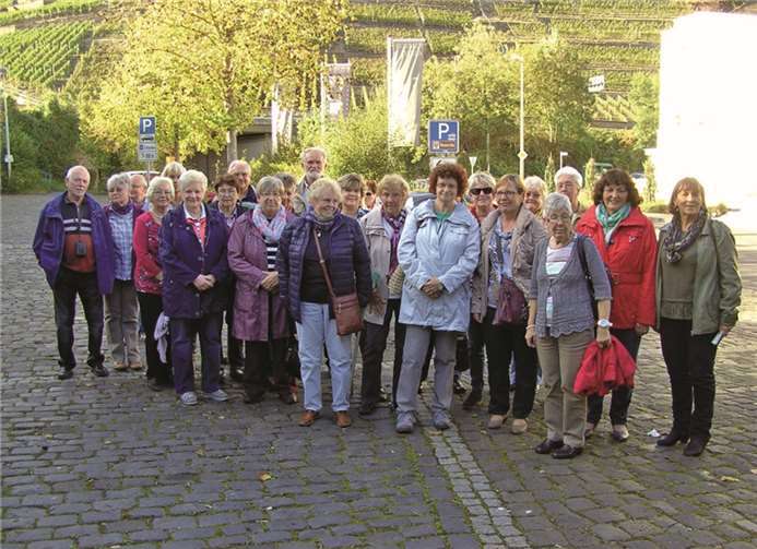 Bendorfer Hausfrauen und Gäste im Ahrtal bei Ahrweiler.privat