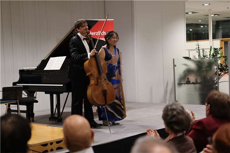 Benedict Klöckner und Yu Kosuge begeistern beim Neujahrsevent in Koblenz. Quelle: Katholischer Leseverein