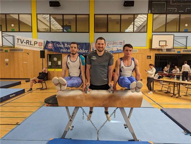 Benedikt Juchem, Daniel Wagenleitner und Kevin Henschel.  Fotos: Turngesellschaft 1888 Polch e.V.