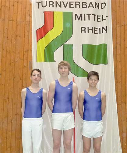 Benedikt Juchem, Michael Emmer und in der Mitte Andreas Giese, der nur knapp die Qualifikation verpasste.  Privat