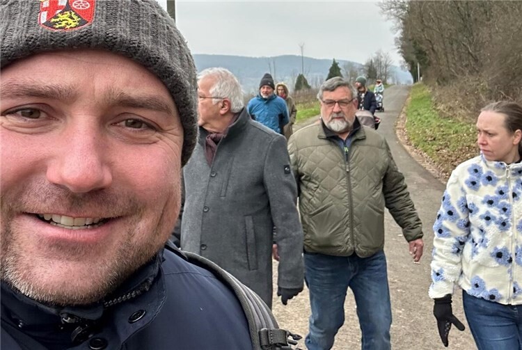 Benedikt Oster bei der Wanderung. Foto: Benedikt Oster