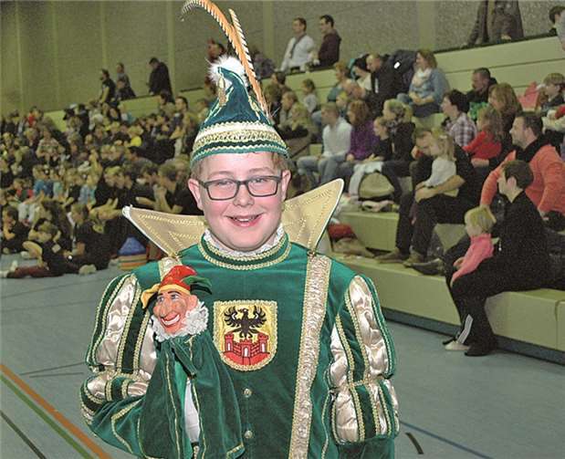 Benjamin I (Sauer) regiert die kleinen Sinziger Jecken. -BL-