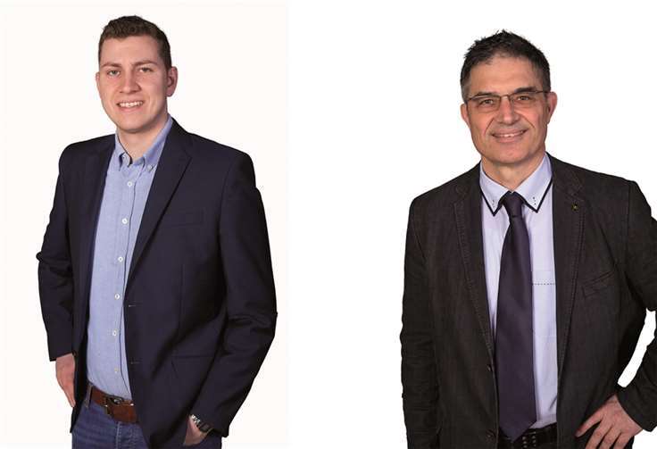 Benjamin Kastner und Wilhelm Anheier wurden in den Kreisvorstand gewählt. privat