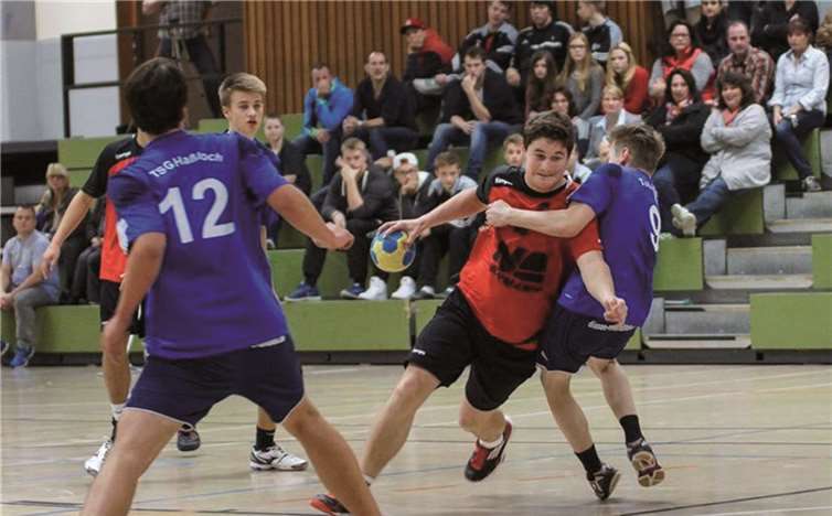 Benjamin Oster erzielte zwei Treffer im Spiel der B1 gegen Haßloch. privat