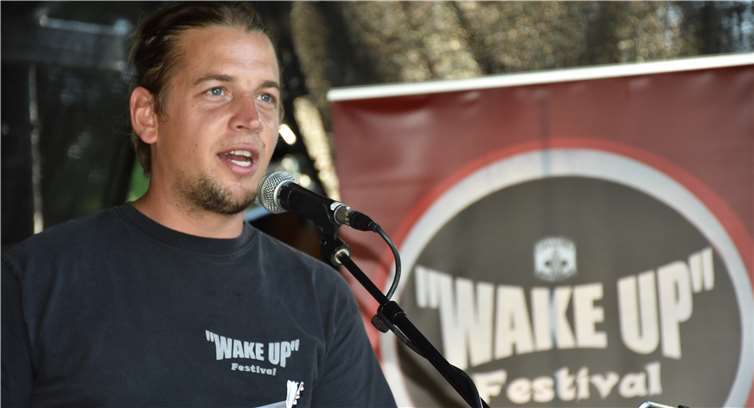 Benjamin Skupin war Leiter und Moderator des Linkenbacher „Wake up-Festivals“