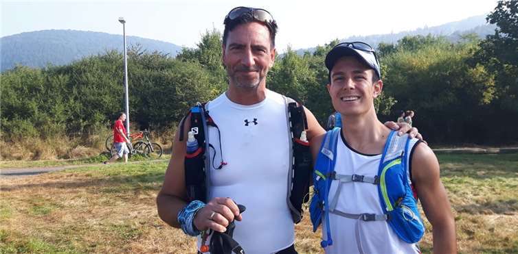 Bereit für den Start, Frank John (li.) und Johannes Jeworrek (re.). privat