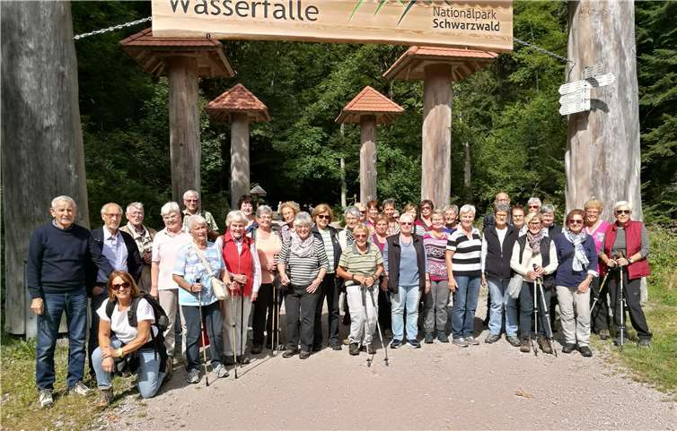 Bereits auf der Hinfahrt wurden die "Allerheiligen Wasserfälle" durchwandertFoto: privat