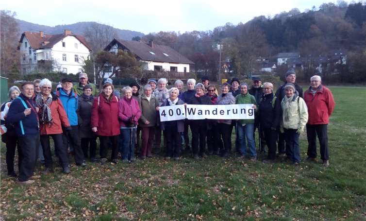 Bereits die 400. Wanderung der Fitness-Wandergruppe fand statt.