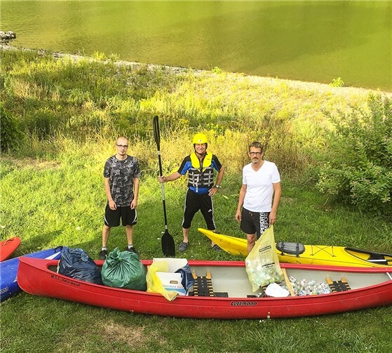 Bereits im Vorfeld des MoselCleanUp-Event sammelt der W.S.C. Untermosel fleißig Müll in und an der Mosel.Foto: W.S.C. Untermosel e.V.