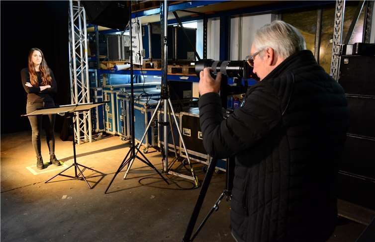 Bereits mehrere hundert Kulturschaffende wurden von Herbert Piel für die Fotoaktion abgelichtet.