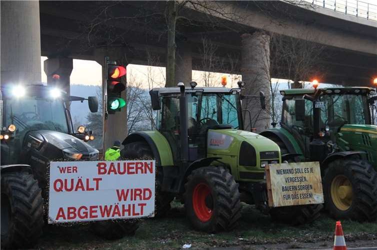 Bereits mehrfach demonstrierten Landwirten in Bad Neuenahr-Ahrweiler. Foto: Archiv / GS 