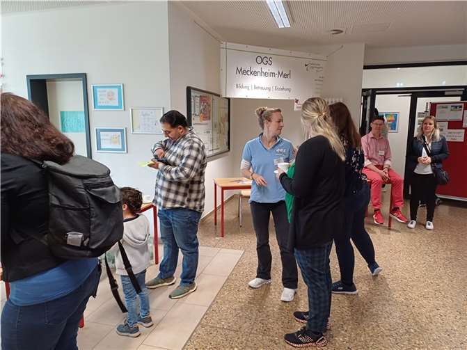 Bereits um 08:30 Uhr öffneten sich die Türen der GGS.