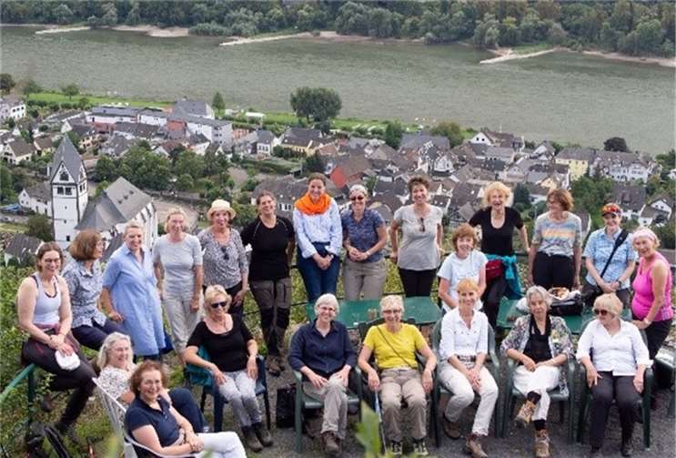 Bereits zum 15. Mal trafen sich Zontian auf Einladung des Zonta-Clubs Koblenz-Rhein-Mosel zu einem gemeinsamen (Wander)Wochenende. Foto: Bettina Manuela Hambuch, Schreibatelier Augenblick mal, Koblenz