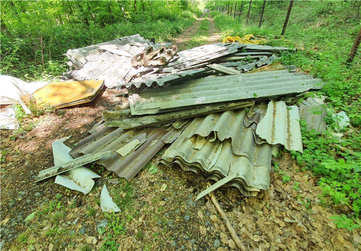 Bereits zum dritten Mal innerhalb eines halben Jahres kam es zur illegalen Entsorgung. Die Kosten muss dann die Allgemeinheit tragen. Foto: Pressestelle der Kreisverwaltung