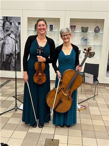 Bérengère Le Boulair, Violine, und Christiane Reiling, Cello. Foto: privat