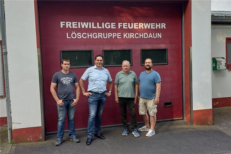 Bernd Giraths Christof Schmickler, Hubert Rößel und Christoph Scheuer 