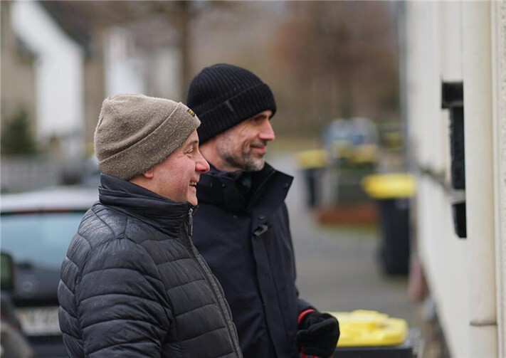 Bernd Könemund und Clemens Hoch, MdL. Foto: Benjamin Kastner