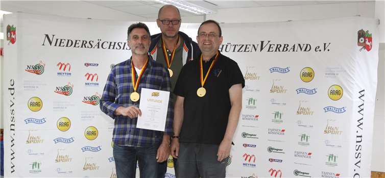 Bernd Krahforst, Frank Fischer und Olaf Hübsch. Foto: Thamm