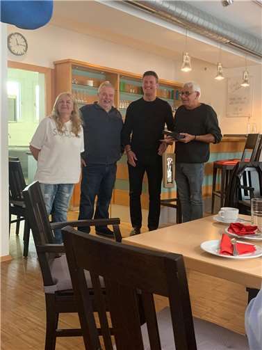 Bernd Kuhl wurde mit der Jean-Elsner-Medaille ausgezeichnet. Quelle: SPD Goldgrube