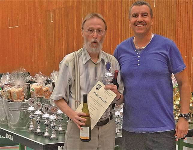 Bernd Schuler hat erneut ganz schön abgeräumt.  Privat