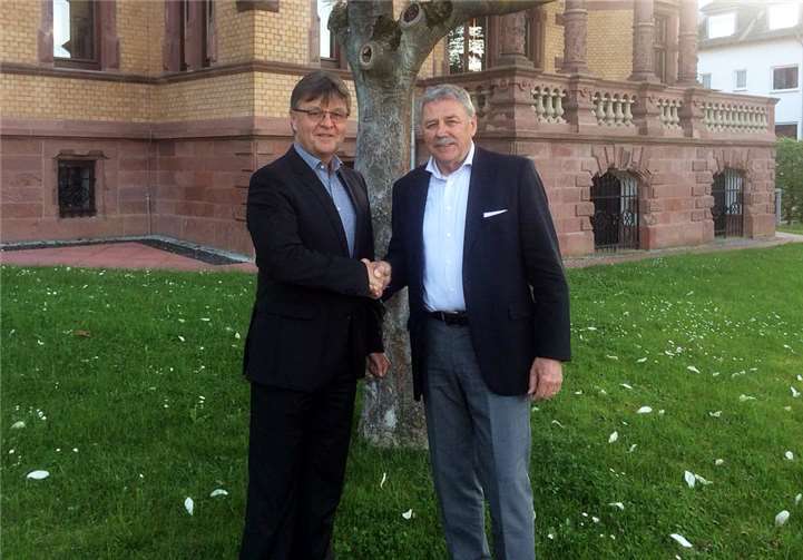 Bernd Vohl (r.) wird der neue Vorsitzender. Privat