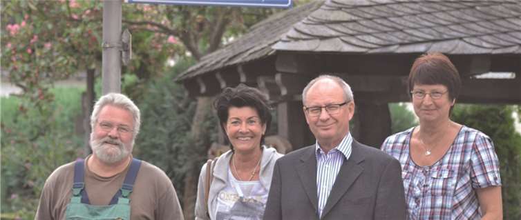 Bernd Walter, Inge Schröder, Werner Rex und Ulrike Bäumler freuen sich auf zahlreiche Besucher. E.T. Müller