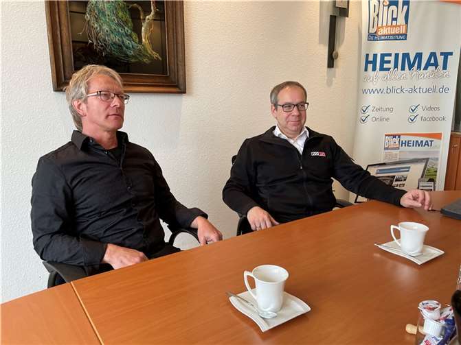 Bernhard Jäger und Michael Piroth wissen um die derzeitigen Herausforderungen im Handwerk. 