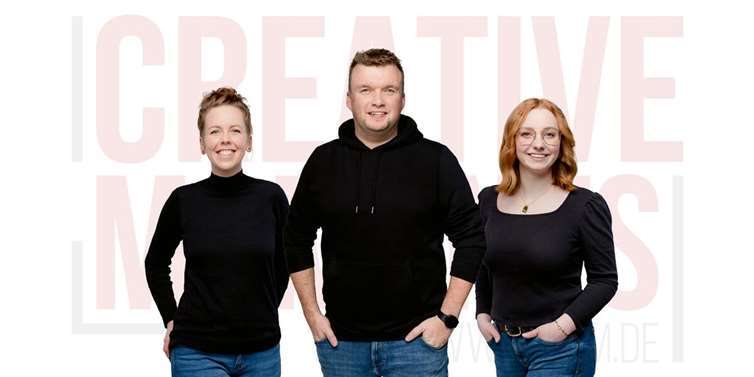 Bernhard Risse, Sabine Ring und Lena Kabuth. Fotos: Creative Moments