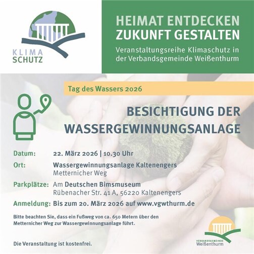 Besichtigung Wassergewinnungsanlage